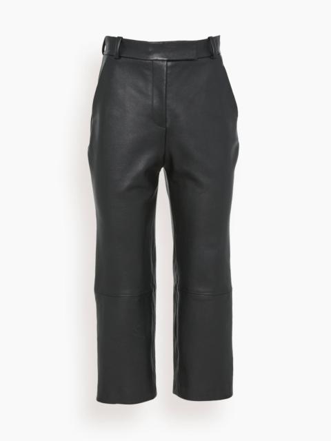 KHAITE Melie Pant in Black