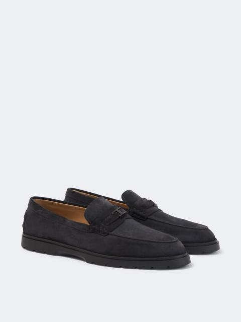 Tod's Suede penny loafers