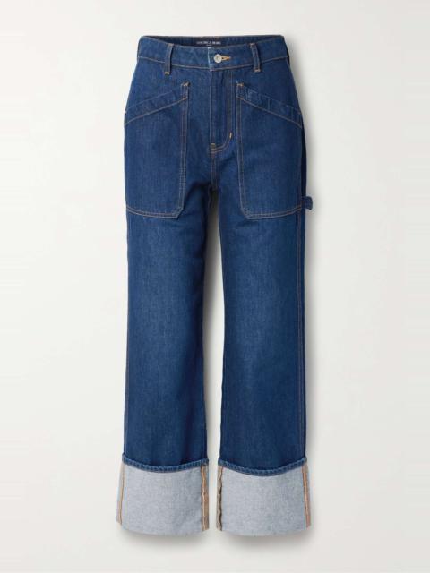 VERONICA BEARD Dylan high-rise wide-leg jeans