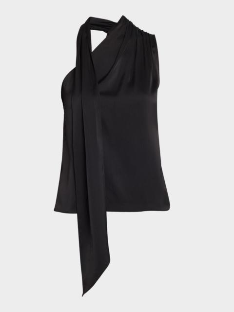 GENERATION LOVE Caliope One-Shoulder Satin Top