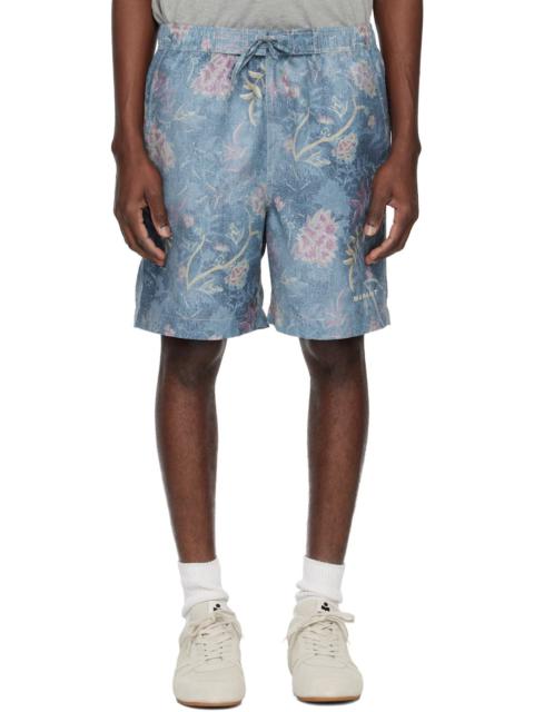 Isabel Marant Blue Hydra Swim Shorts