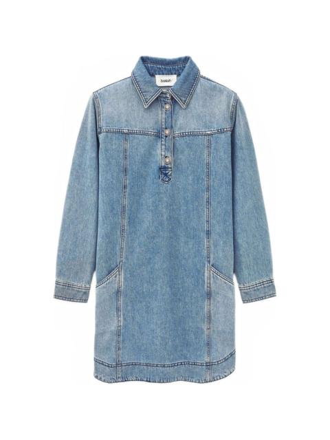 ba&sh Tona buttoned denim dress