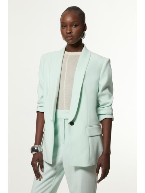 KAREN MILLEN Compact Stretch Essential Tailored Single Breasted Blazer