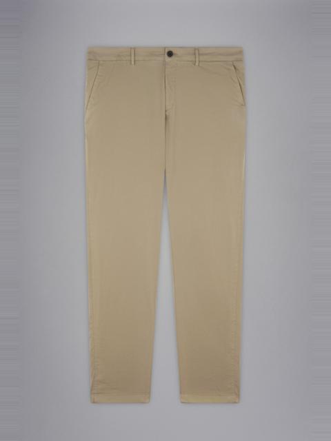 Paul & Shark SILK AND STRETCH COTTON CHINO TROUSERS