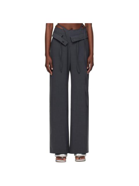 SSENSE Exclusive Gray Trousers