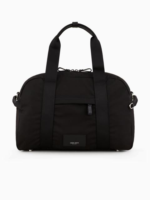 GIORGIO ARMANI Small duffel bag in nylon ASV