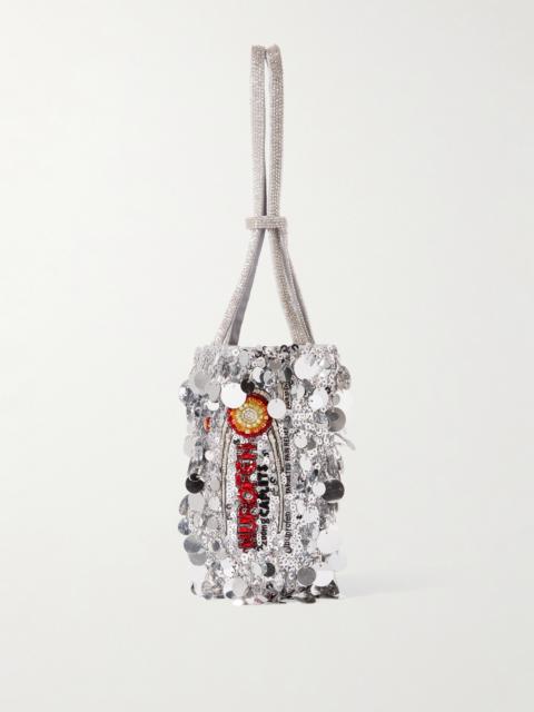 Anya Hindmarch Nurofen Embellished Satin Mini Bag