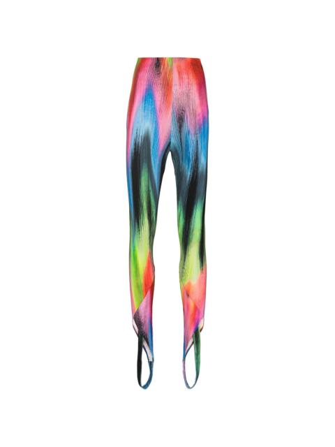 Jamie abstract-print leggings