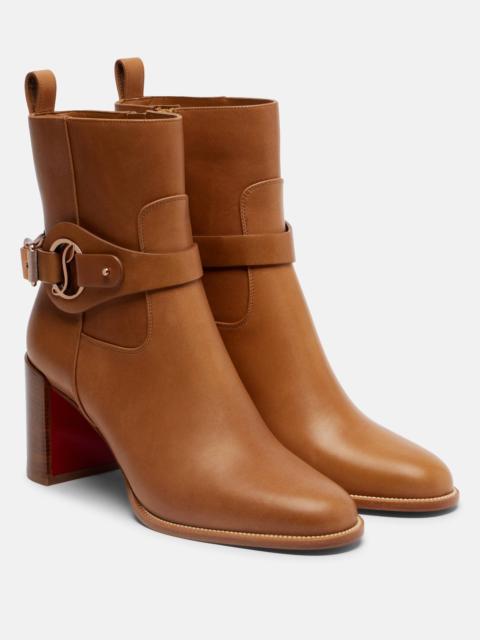 Christian Louboutin Dianouchette 70 leather ankle boots
