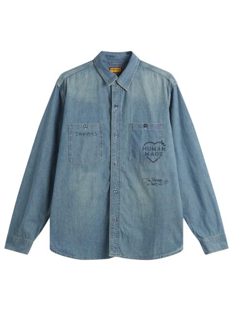 Human Made Stencil Military Chambray Shirt