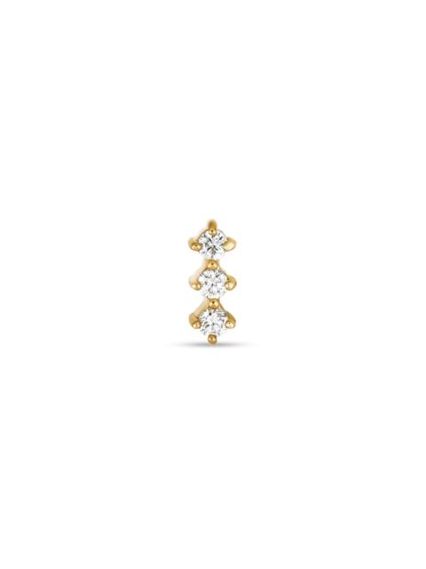 STONE AND STRAND LAB-Created Bright Lights Diamond Push Pin Flat Back