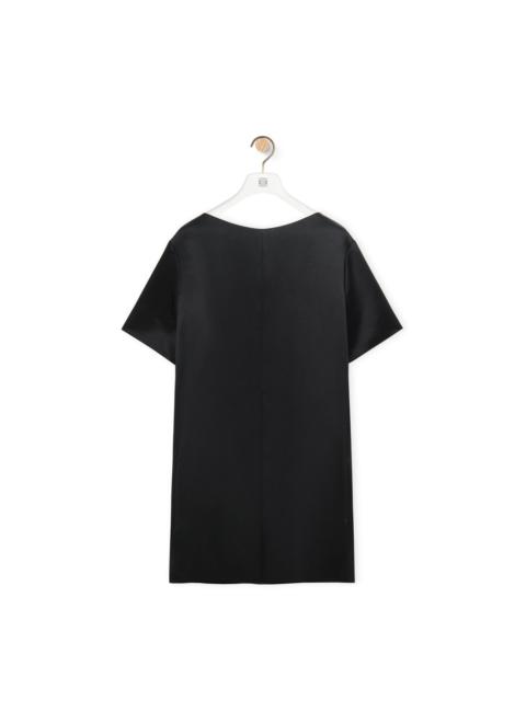 Loewe Chain dress in technical satin