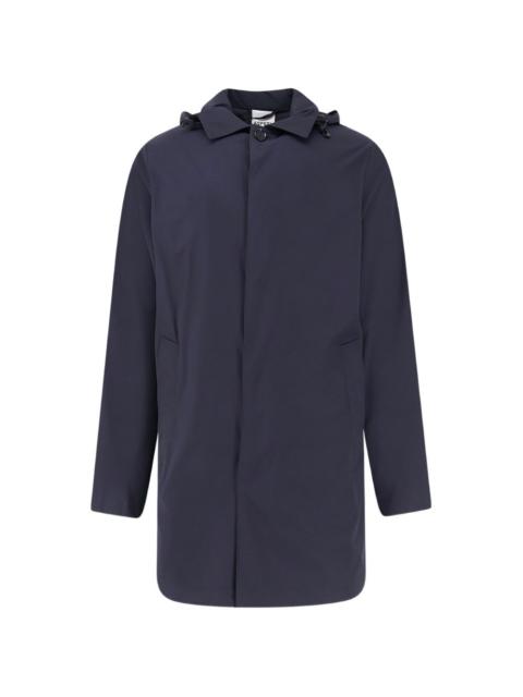 Aspesi removable-hood waterproof coat