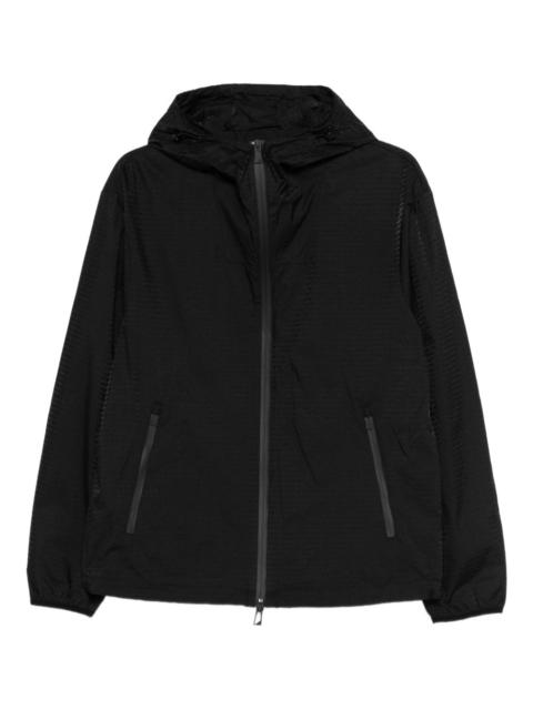 EMPORIO ARMANI zip-up hooded jacket