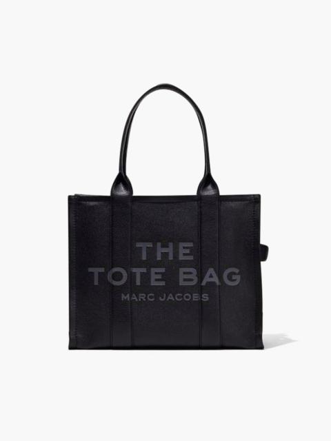 THE LEATHER LARGE TOTE BAG