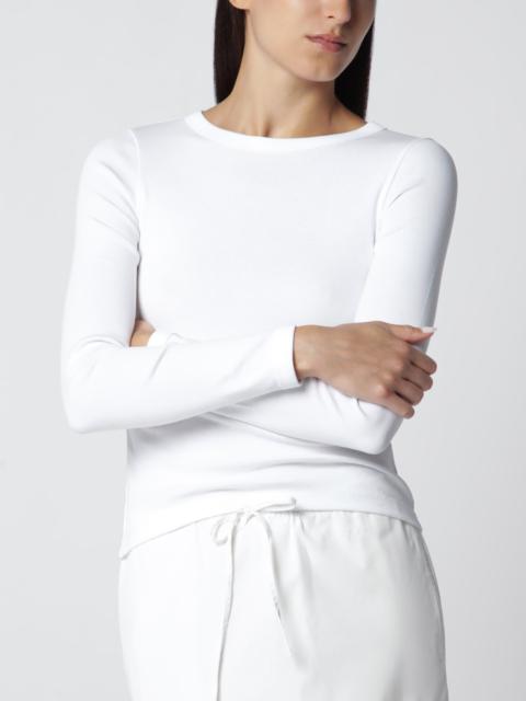 FLORE FLORE White Max Organic Cotton Long-Sleeve T-Shirt
