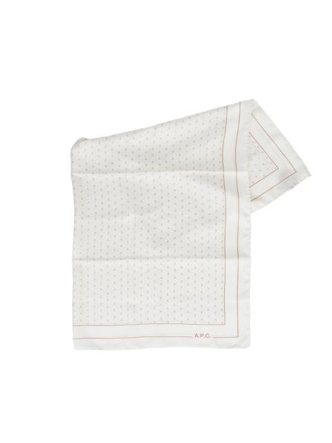 A.P.C. MONOGRAM SCARF