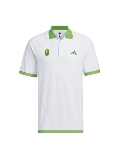 adidas adidas Golf x BAPE Camisa Polo Shirt 'White' IQ3680