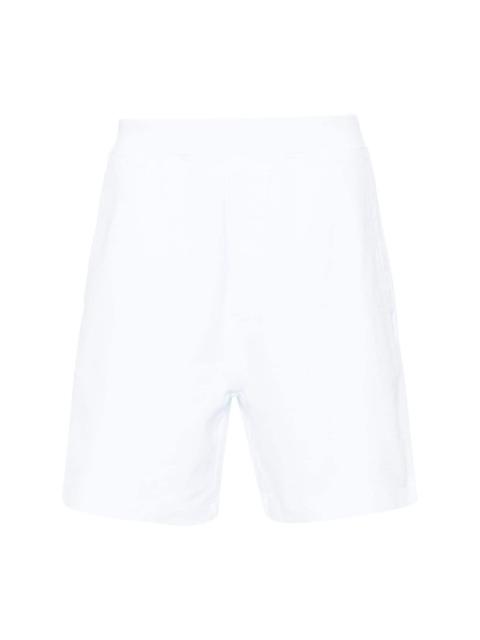 logo-print cotton track shorts
