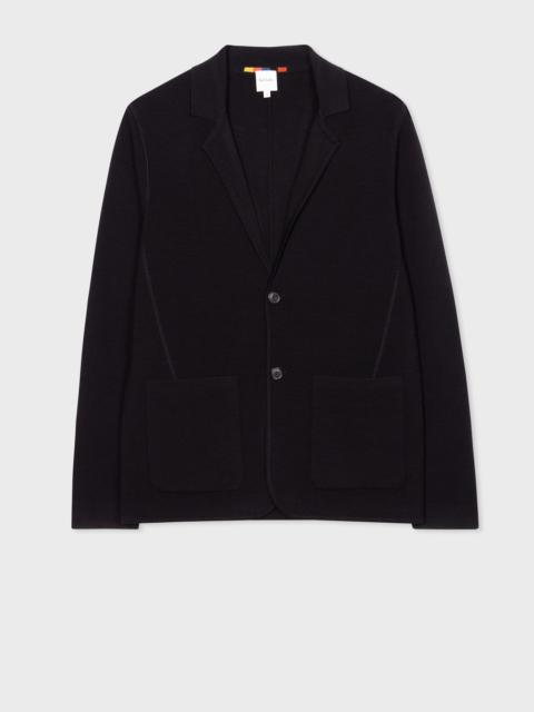 Paul Smith Merino Wool Cardigan Blazer