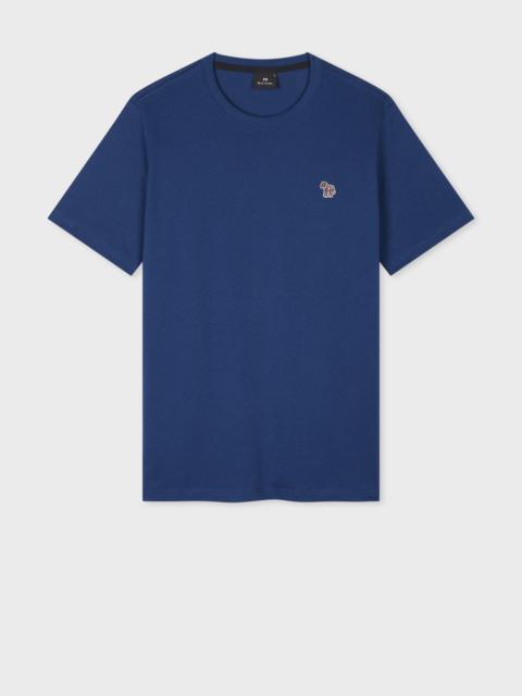 Paul Smith Royal Blue Organic Cotton Zebra Logo T-Shirt