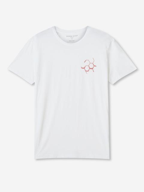 Derek Rose Men's T-Shirt Ripley 8 Pima Cotton Red