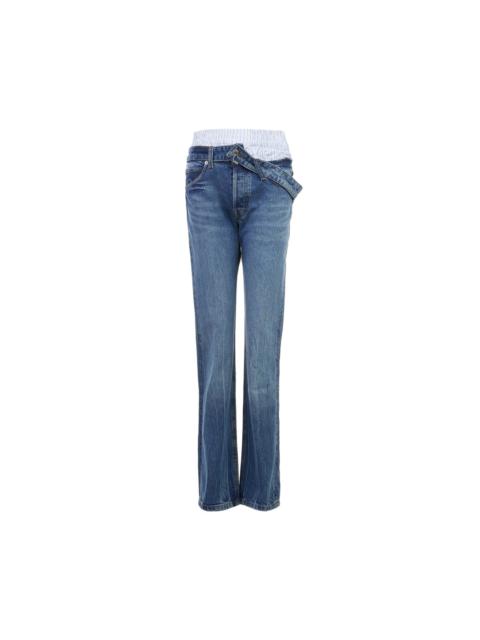 Alexander Wang Pre-Styled Slim Jeans With Boxer