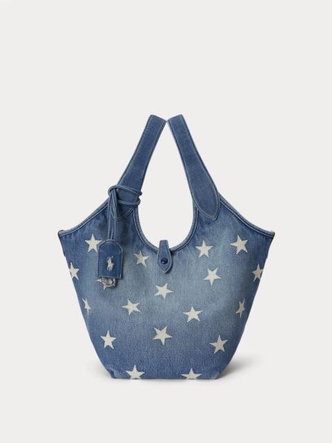 Polo Ralph Lauren Polo Play Star Denim Tote