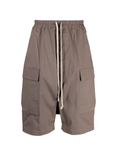 drop-crotch detail shorts