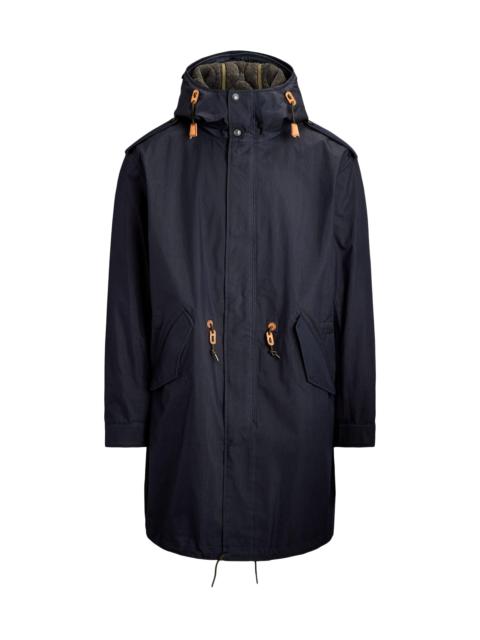 Polo Ralph Lauren Men's Marsh 3-in-1 Hooded Cotton-Nylon Lined Coat - Carbon Blue