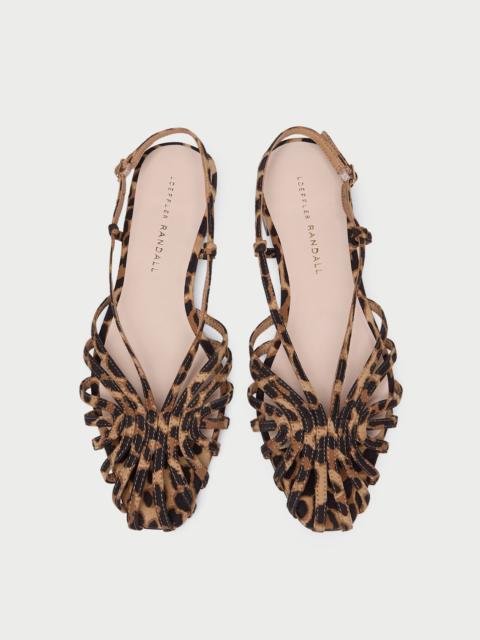 LOEFFLER RANDALL Devon Leopard Slingback Sandal