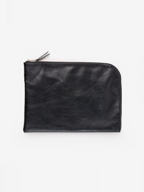 Iron Heart OGL-KM-BANKER-LRG-TBLK OGL Large Banker Pouch - Tumbled Black