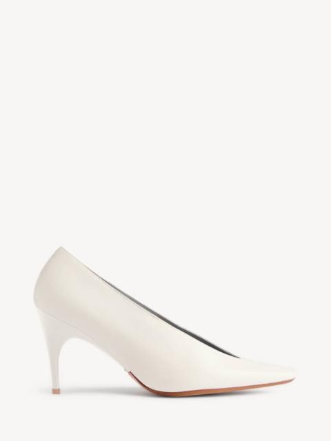 BALENCIAGA Women's Duchesse Pump in White Snow