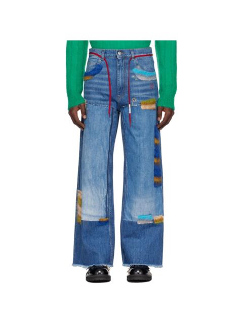Marni Blue Patch Jeans