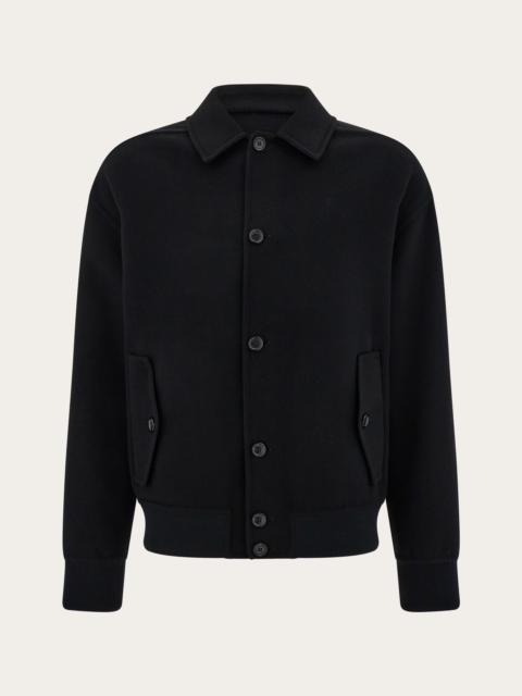 FERRAGAMO Wool and cashmere blouson