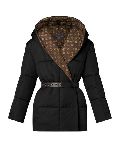 Louis Vuitton Short Pillow Puffer Wrap Coat