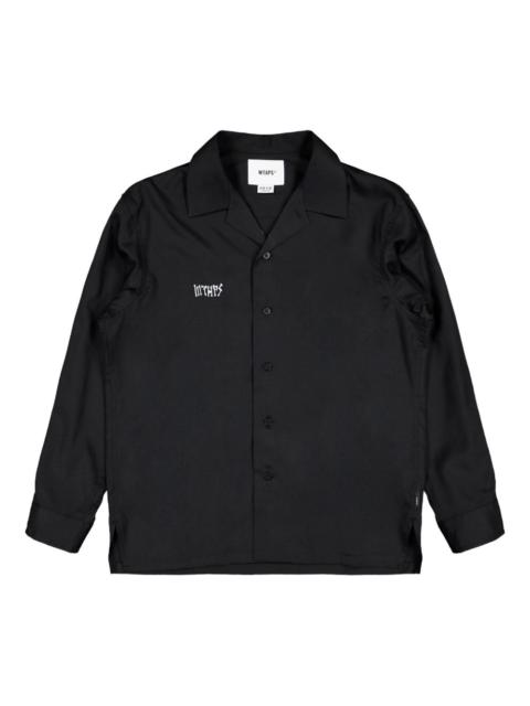 WTAPS CTLY. Twill buttoned-up shirt