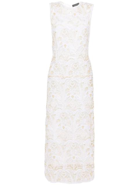 FABIANA FILIPPI x Benni Bosetto Fabula-macramÃ© midi dress
