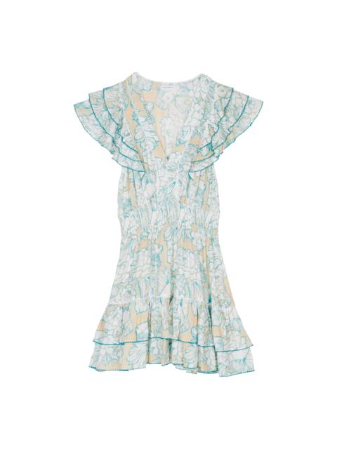 Vilebrequin Women Mini Dress Hidden Fishes - Vilebrequin x Poupette St Barth