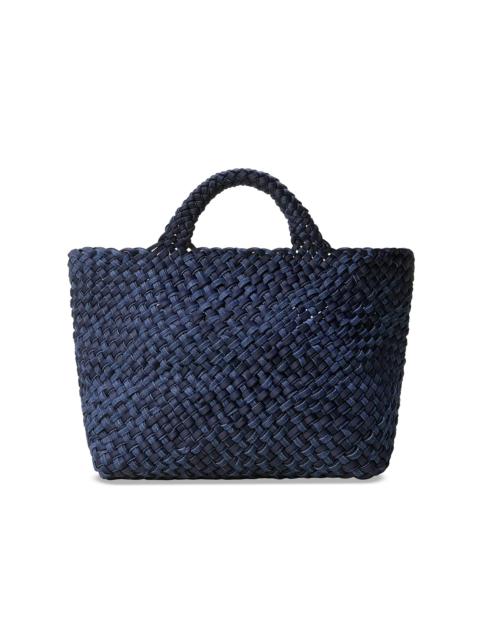 NAGHEDI Women's St. Barths Medium Double Weave Tote Bag - Indigo