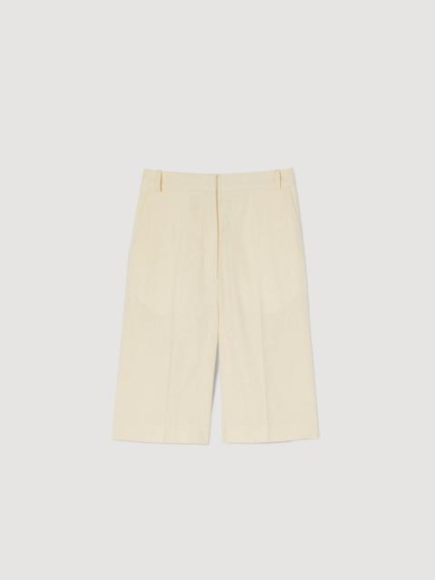 Sandro STRAIGHT-LEG BERMUDA SHORTS