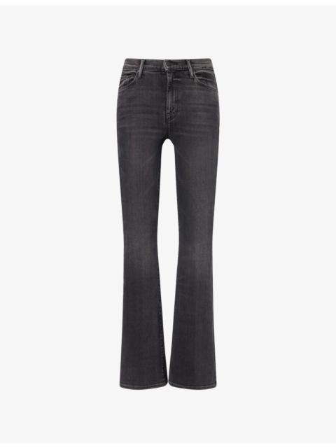 MOTHER The Weekender Flared Stretch-Denim Blend Jeans