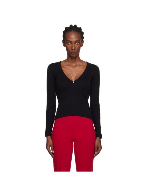 FLORE FLORE Black Dewi Longsleeve T-shirt