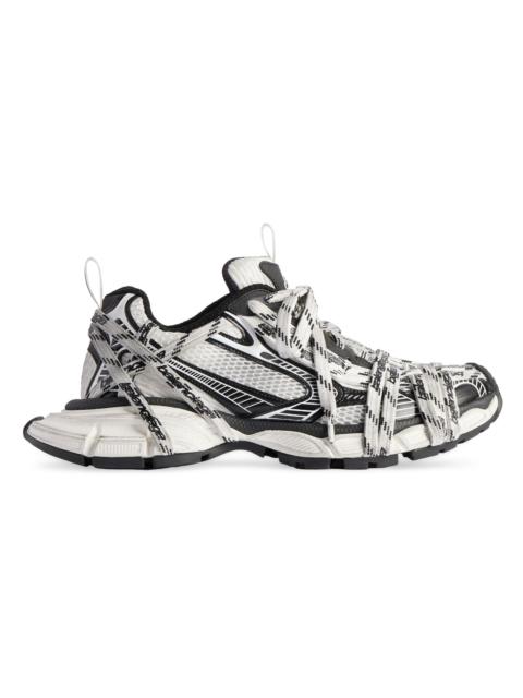BALENCIAGA Women's 3XL Extreme Laces Logo Sneakers - White Multicolor