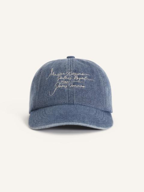 POETIC SCRIPT DENIM CAP