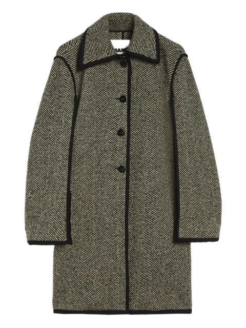 Jil Sander herringbone coat
