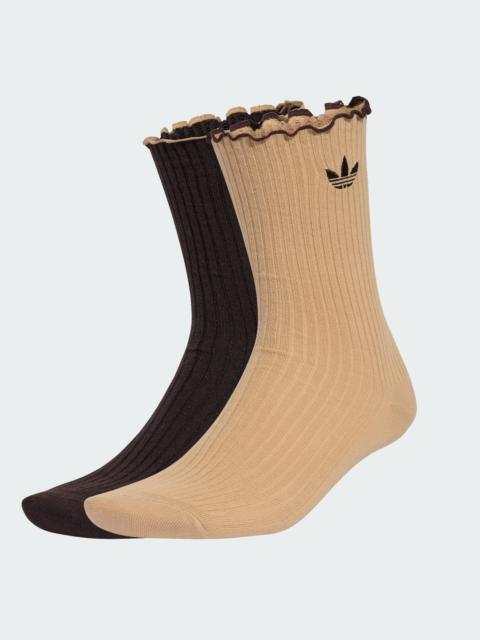 adidas RUFFLE CREW SOCKS 2 PAIRS