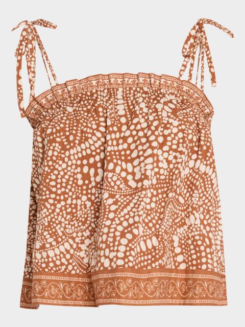 RAMY BROOK Scarlett Tie-Shoulder Tank Top