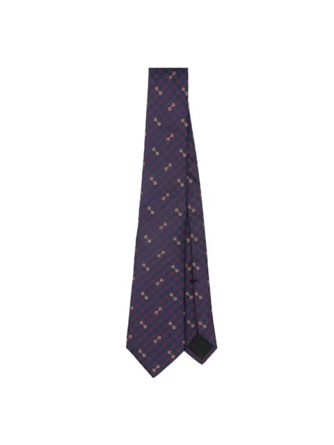 GUCCI GG jacquard silk tie