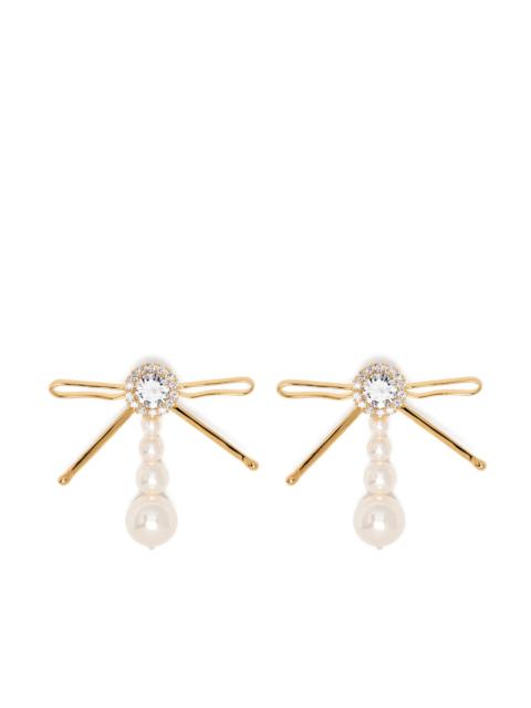 SHUSHU/TONG Shushu/tong Pearl Embellished Earrings